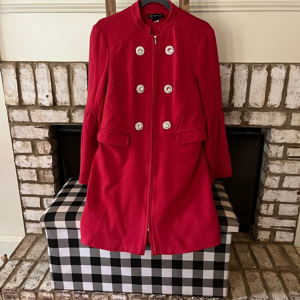 Red INC coat, new never used still has tag